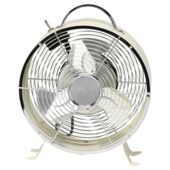 Aura Retro Desk Fan Cream