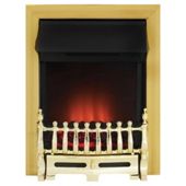 Adam Blenhiem Brass Electric Fire