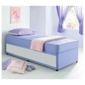 Airsprung Essentials Kids Single Waterproof Anti Dust Slidestore Divan Bed Lilac