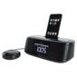 iLuv iMM153blk clock radio with iPod dock Black, LCD display