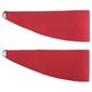 Tesco Plain Canvas Tiebacks, Red