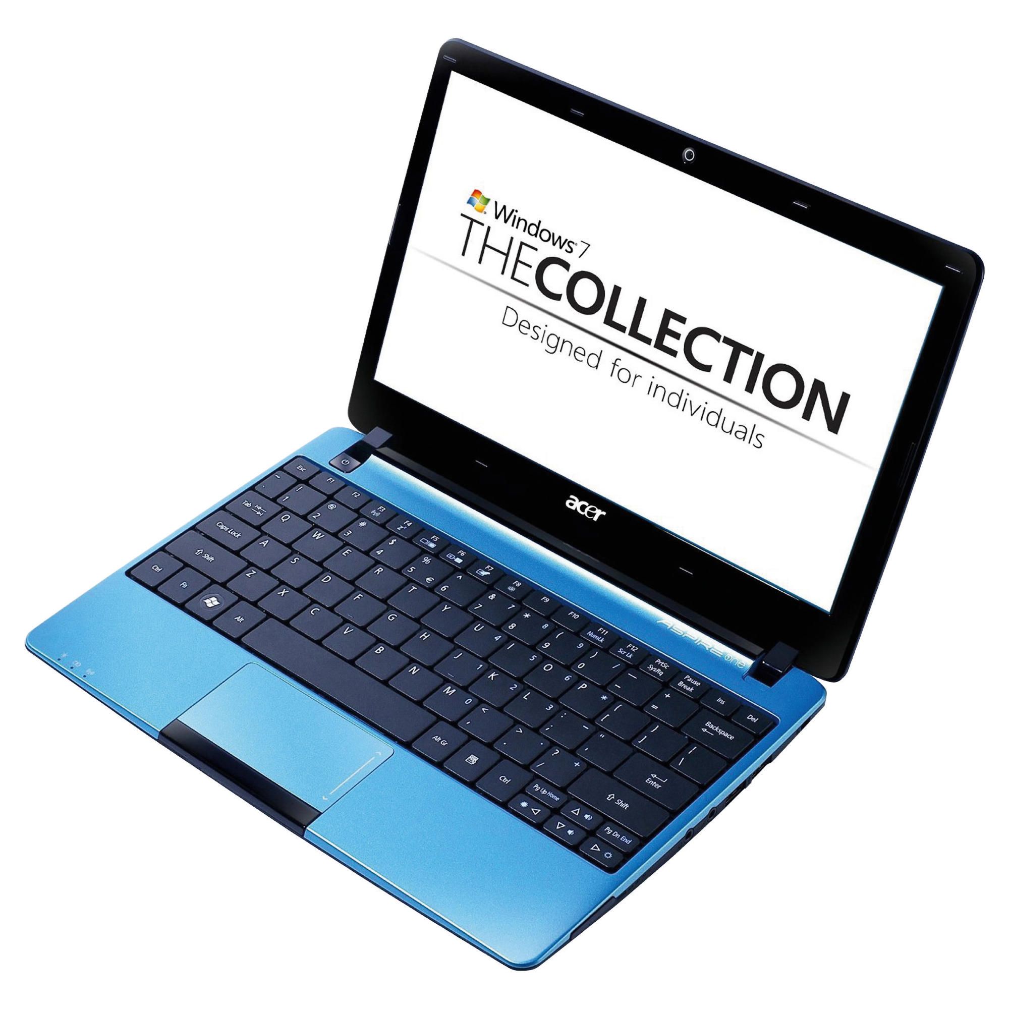 Acer Aspire One 722 Netbook (AMD, 2GB, 320GB, 11.6'' HD Display) Aqua at Tesco Direct