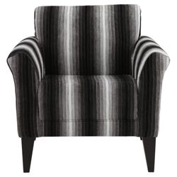 Vancouver Fabric Accent Chair Black