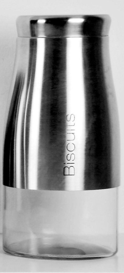 Image of Sabichi Stainless Steel Biscuit Jar