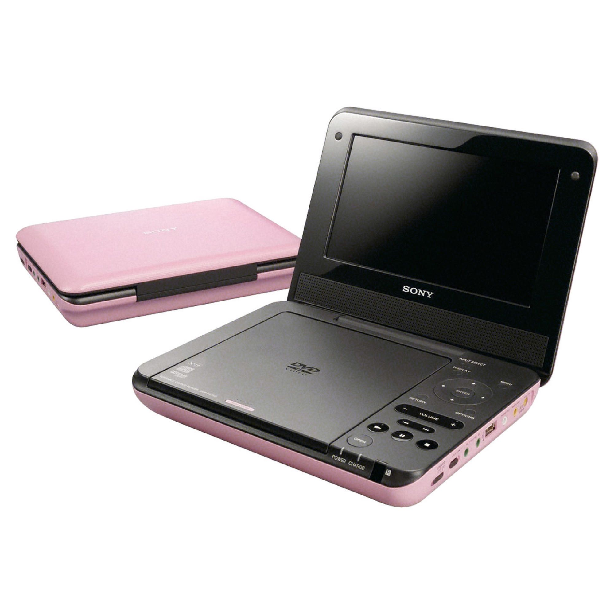 Sony DVPFX770B.CEK Portable DVD Player with 7-inch Screen - Pink 
