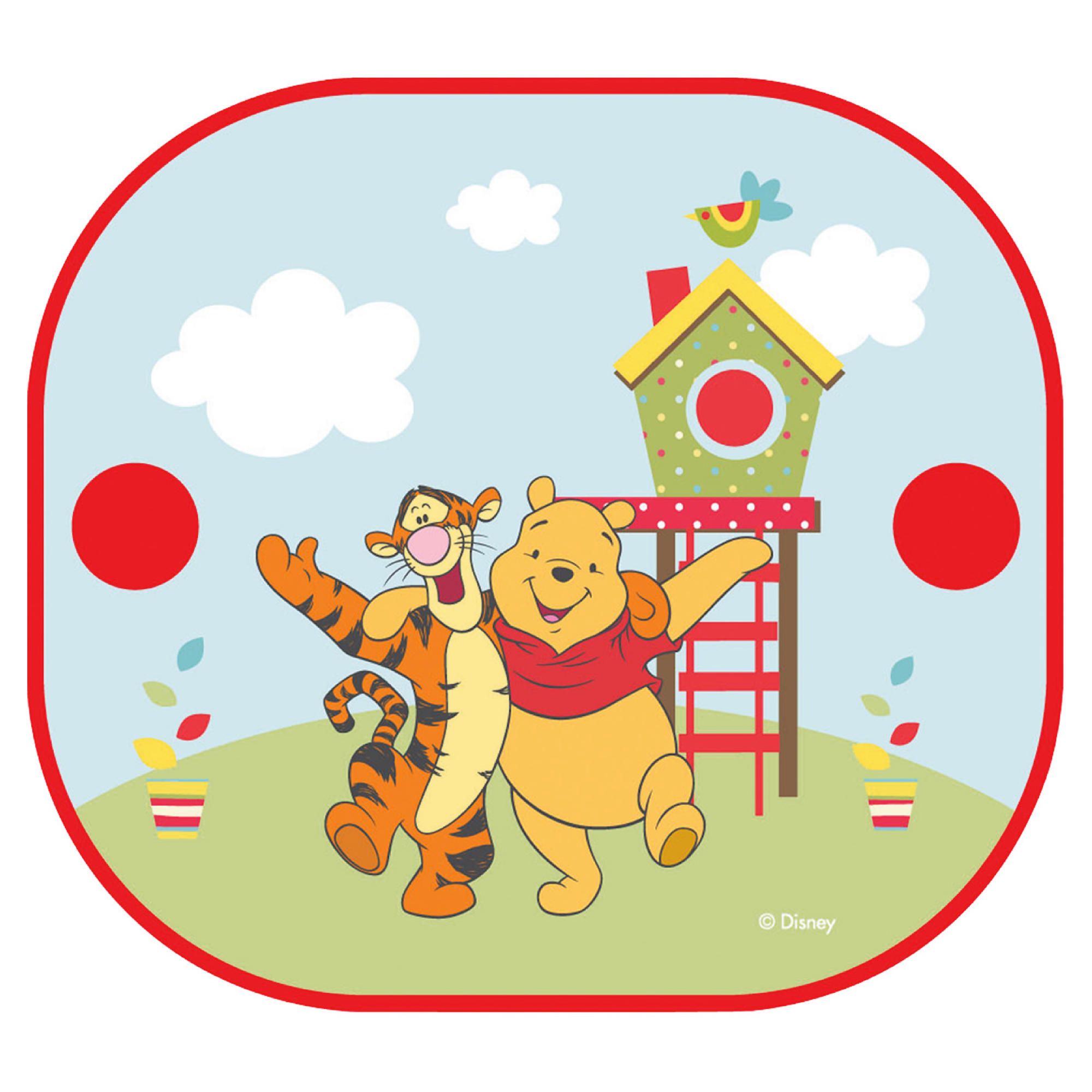 WINNIE THE POOH CAR SIDE SHADES 2PK 