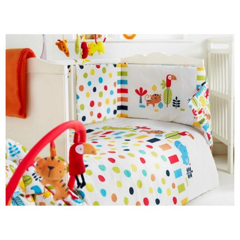Image of Red Kite Cosi Cot Safari Bedding Set