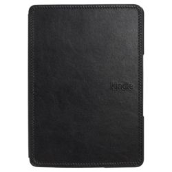 Fine Kindle Leather Cover, Black