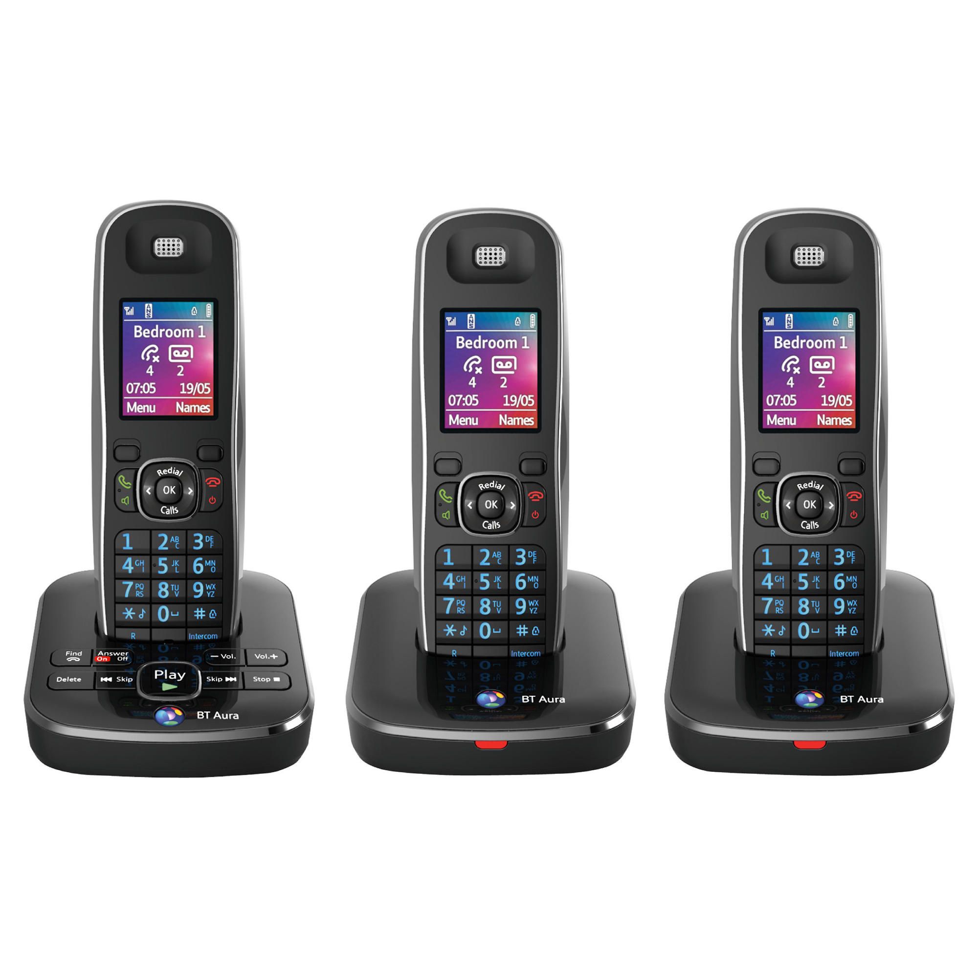 BT Aura 1500 cordless Telephone - Set of 3