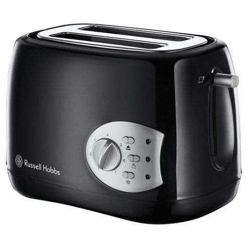 Image of Russell Hobbs 18800 2 Slice Plastic Toaster - Black