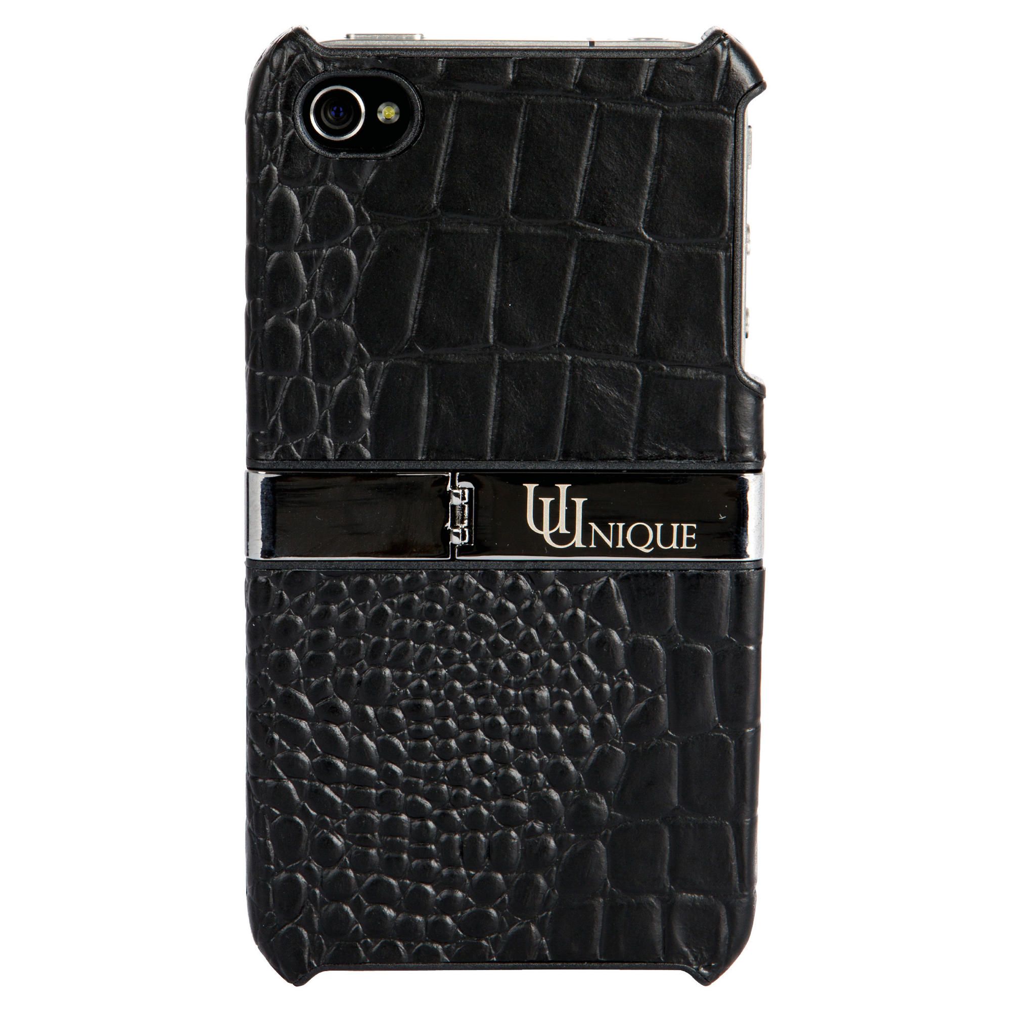 Uunique Safari Hard Shell & Stand Black Crocodile for iPhone 4 & iPhone 4S Uunique Safari Hard Shell & Stand Black Crocodile for iPhone 4 & iPhone 4S
