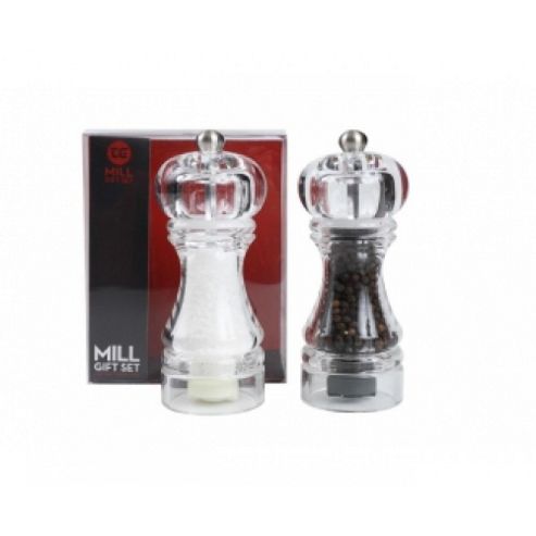 Image of T&g Woodware 14.5cm Capstan Salt And Pepper Mill Gift Set