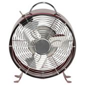 Aura Retro Desk Fan Red
