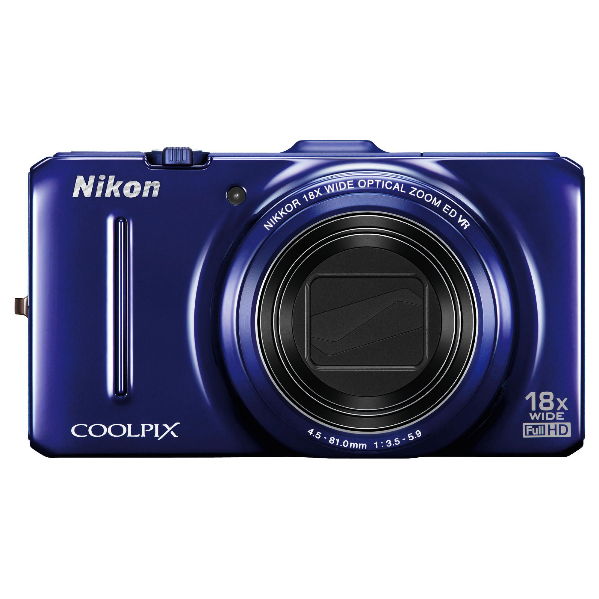 Nikon S9300 Digital Camera 3" LCD, Blue Nikon S9300 Digital Camera 3" LCD, Blue