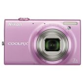 Nikon S6100/S6150 Digital Camera - Pink (16MP - 7x Optical Zoom) 3 inch LCD