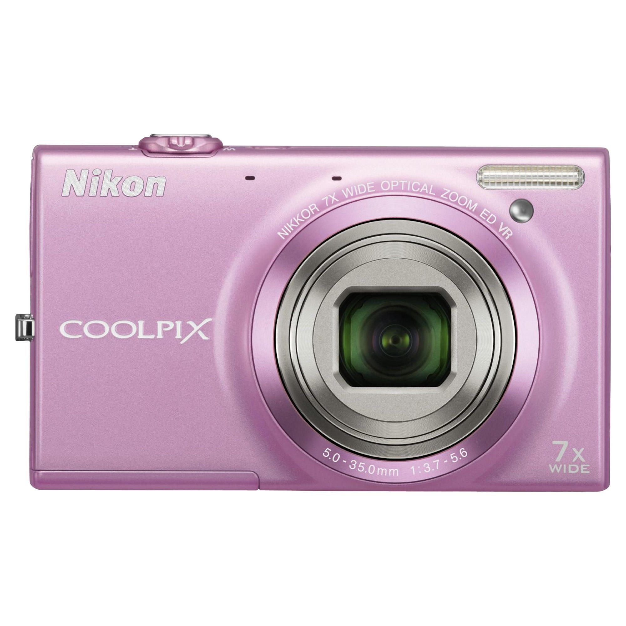 Nikon S6100/S6150 Digital Camera - Pink (16MP - 7x Optical Zoom) 3 inch LCD