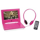 Technika 7" Pink Portable DVD Player TK7HPPDVD