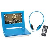 Technika 7" Blue Portable DVD Player TK7HPPDVD