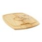 T&G Woodware Scimitar Spiked Carving Board in Hevea, with Removable/Reversible Spiked Ring
