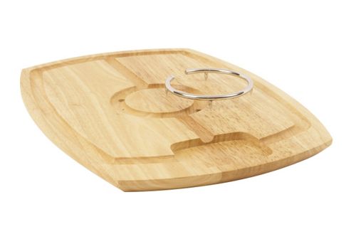 Image of T&g Woodware Carving Board With Removable Spiked Ring