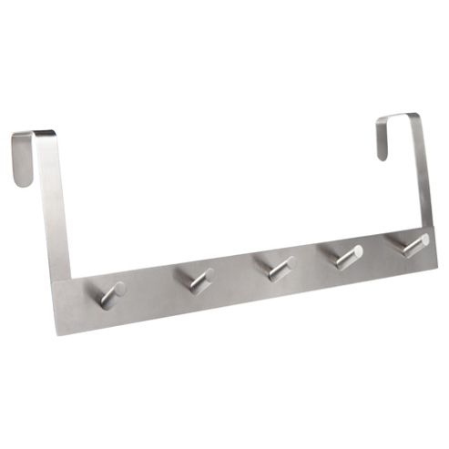 Image of Stainless Steel Modern Over Door Coat Hooks