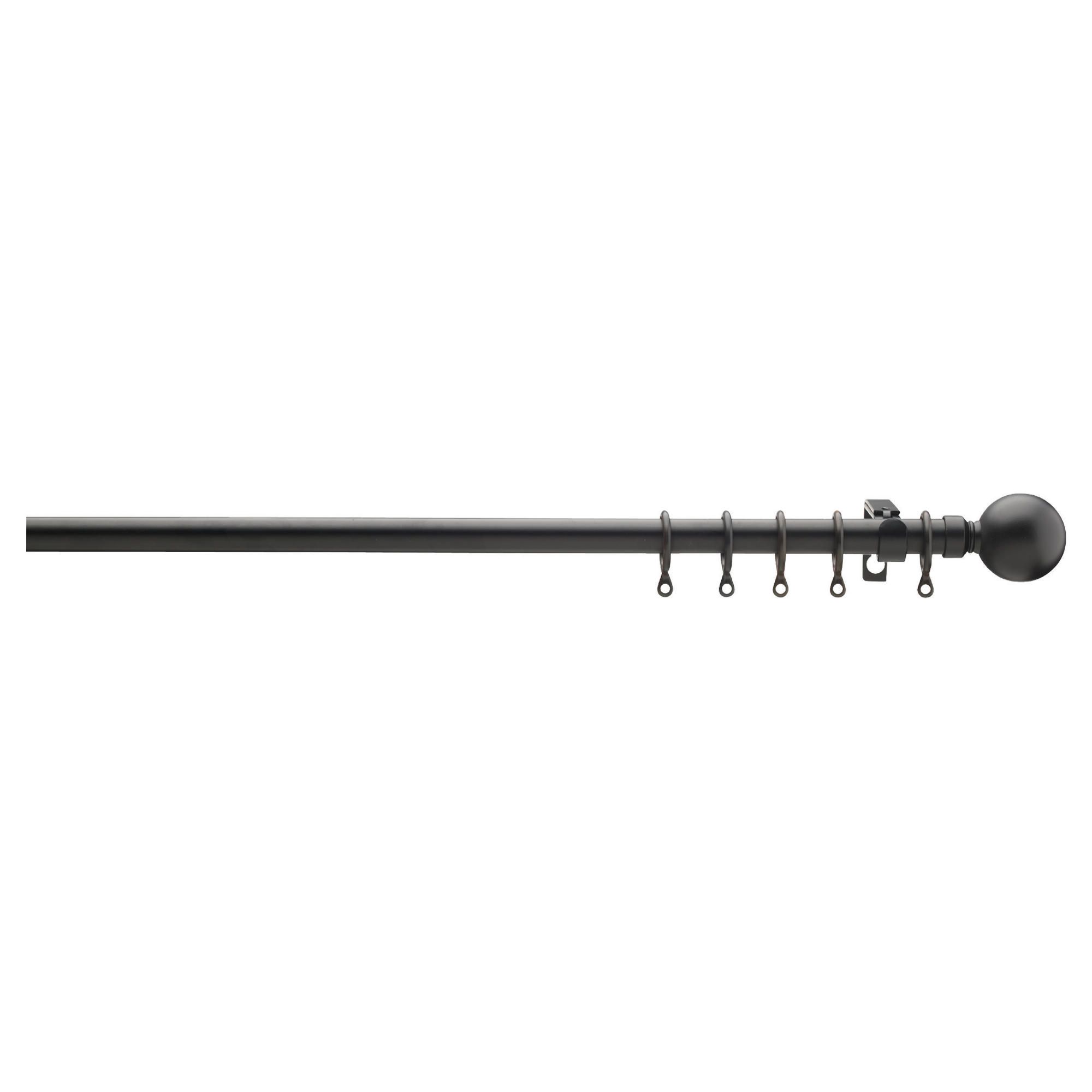 16/19mm Extendable black pole 120-210cm