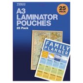 Tesco TA3LP211 A3 Laminator Pouches 25 Pack