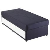 Airsprung Essentials Kids Single Waterproof Anti Dust S/Store Divan Set Navy