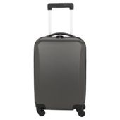Tesco 4-Wheel Hard Shell Suitcase, Dark Grey Small