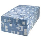 Tesco Tufted Trizone Single Non Storage Divan Set