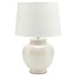Tesco Lighting Aztec Ceramic Table Lamp, Cream
