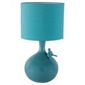 Tesco Lighting Lovebirds Ceramic Table Lamp, Soft Teal