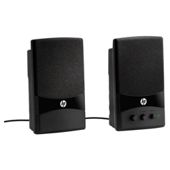 HP P10 USB PC/ Laptop Speakers Black