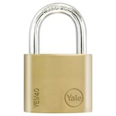 Yale 40mm Brass Padlock