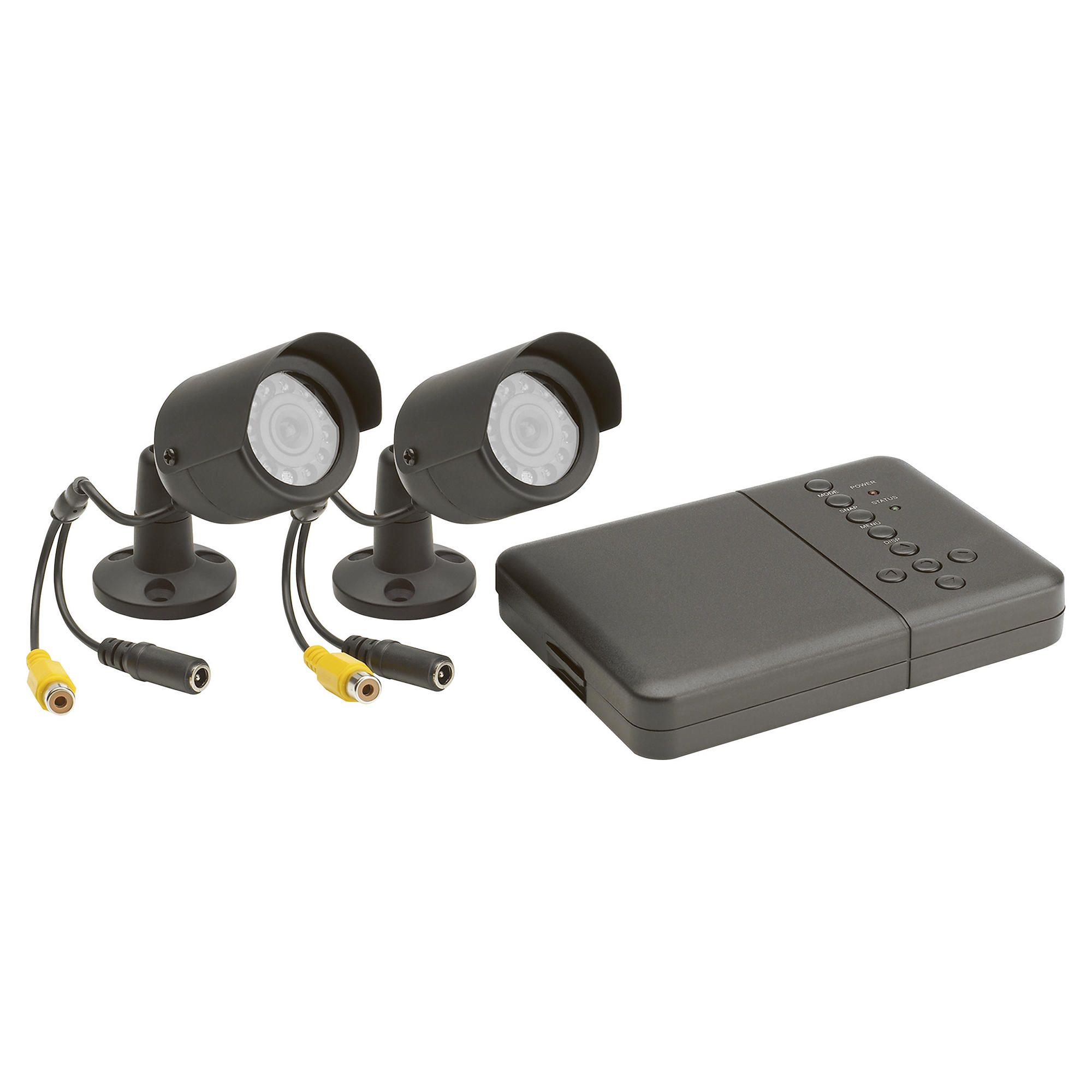 Wired 2 Colour Camera and 2 Channel DVR CCRV Kit