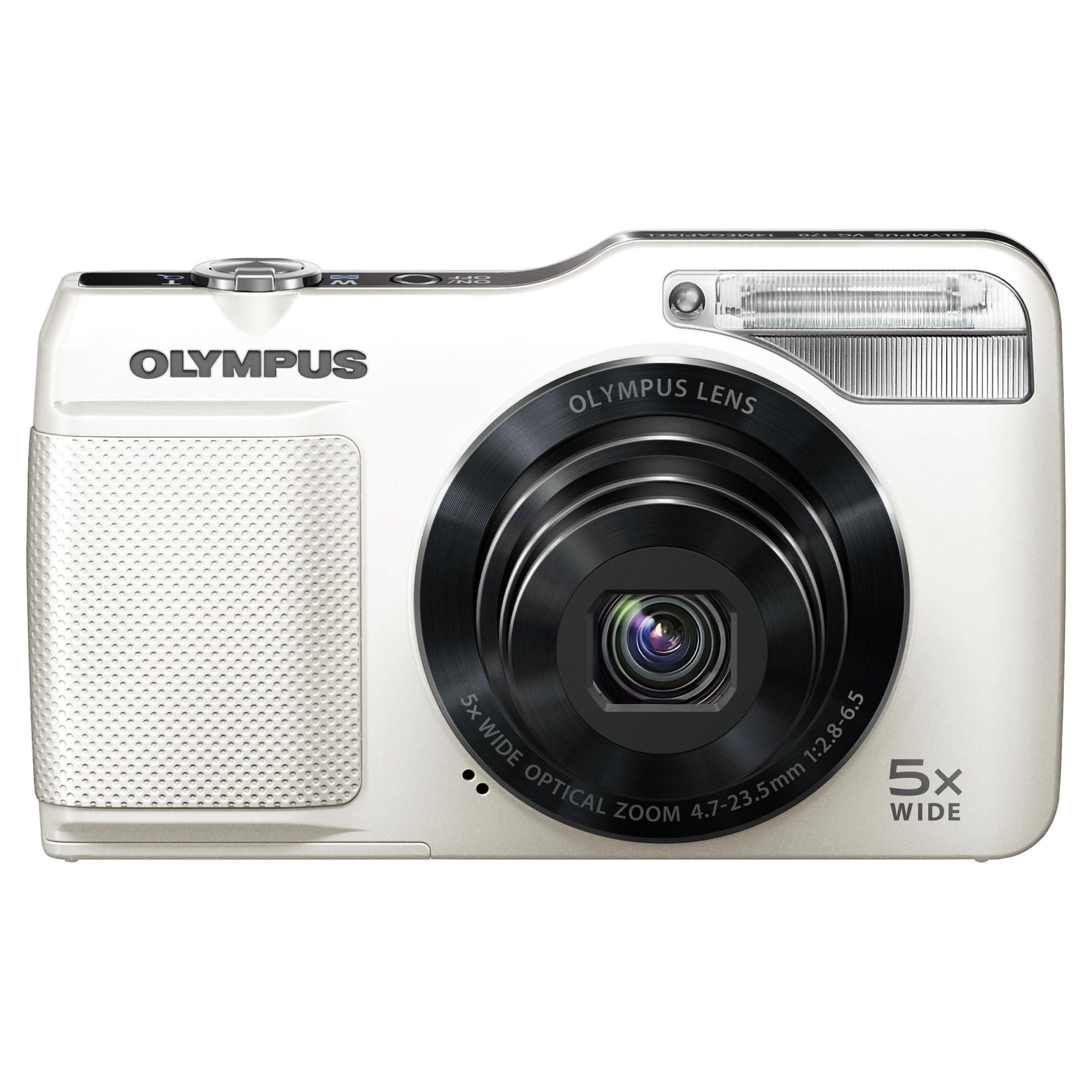 Olympus VG-170 Digital Camera 3" LCD, White