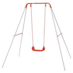 Plum Metal Single Swing Set
