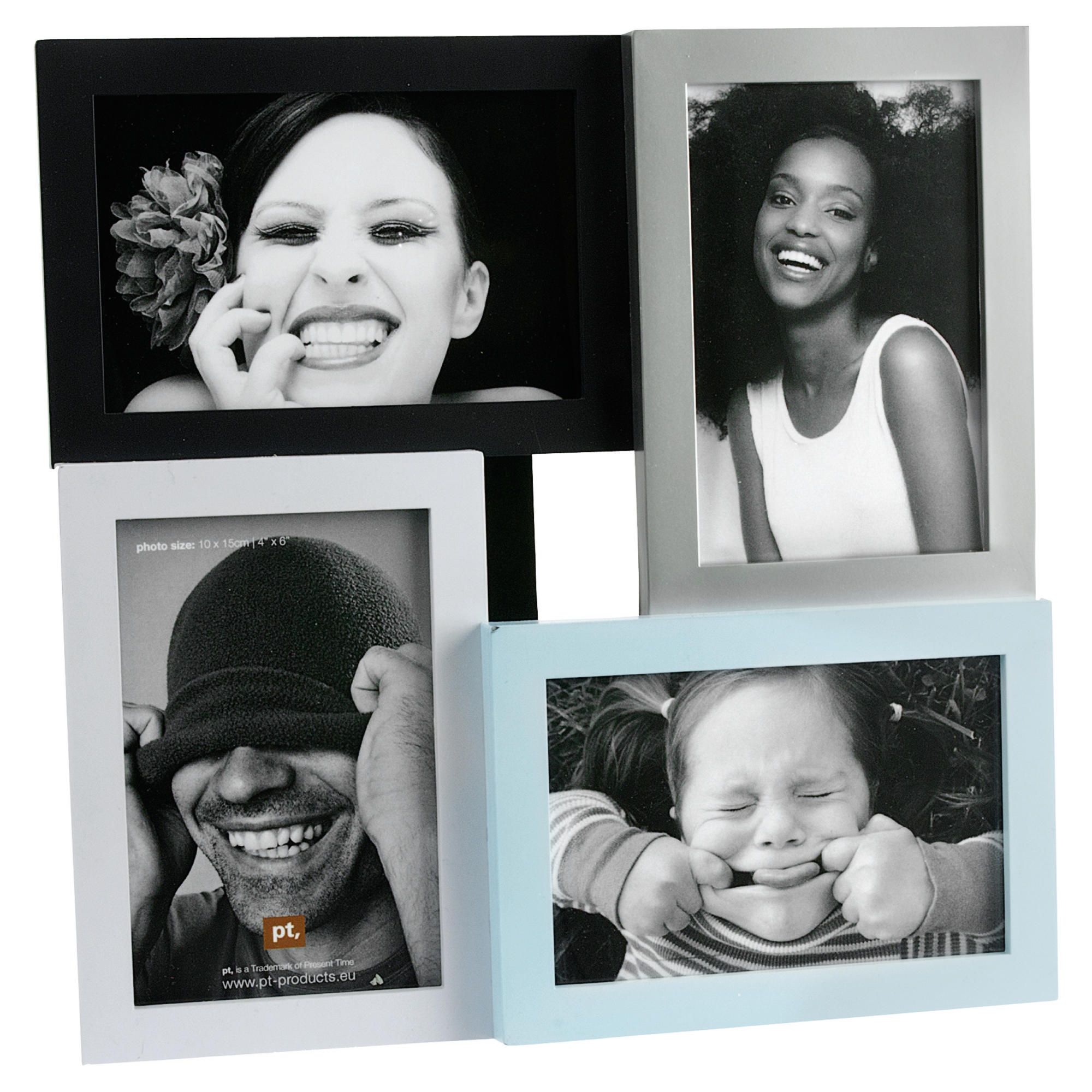 Present Time 4 Aperture Photo Frame Cold Colour 