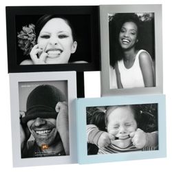 Present Time 4 Aperture Photo Frame Cold Colour