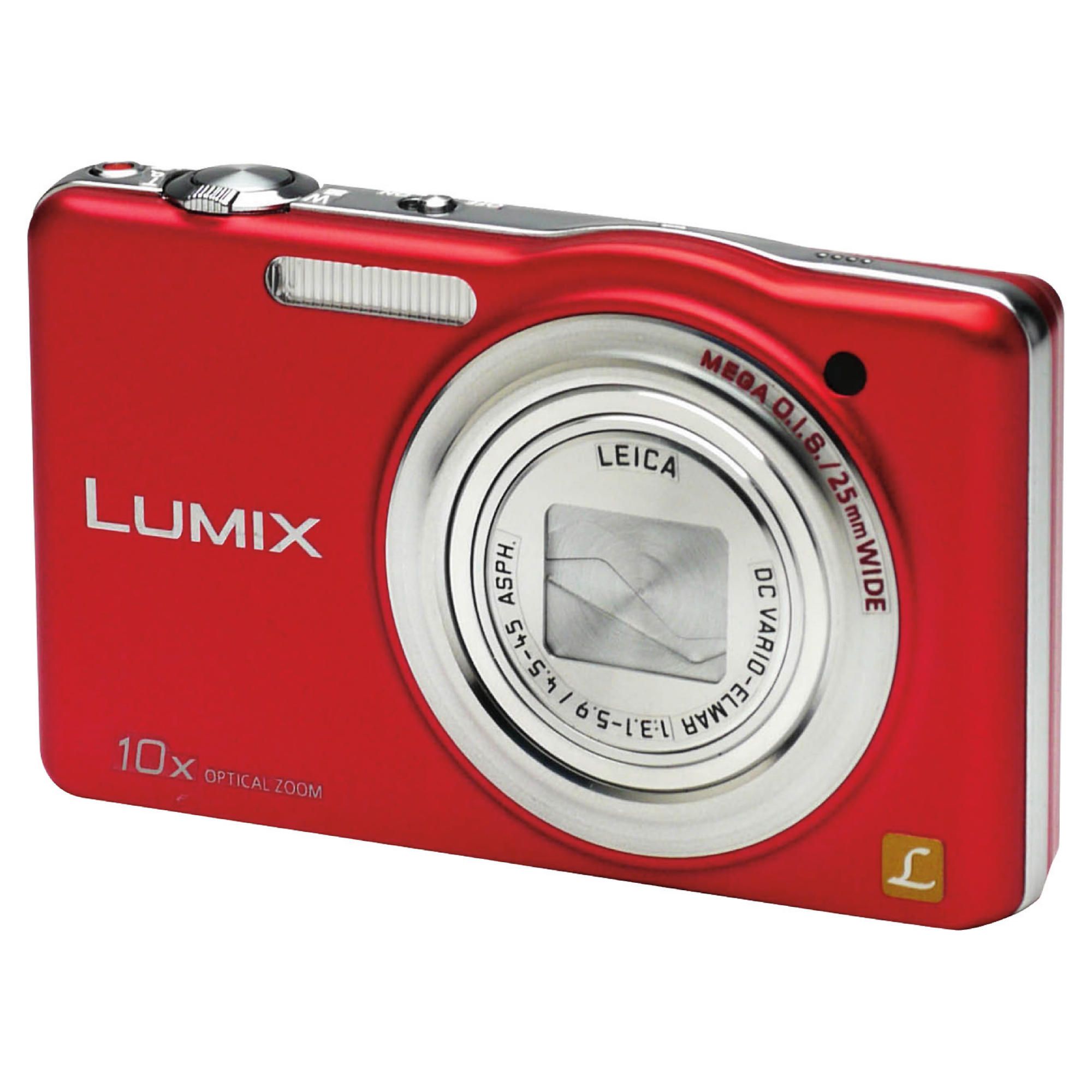 Panasonic SZ1 Digital Camera 3" LCD, Red Panasonic SZ1 Digital Camera 3" LCD, Red