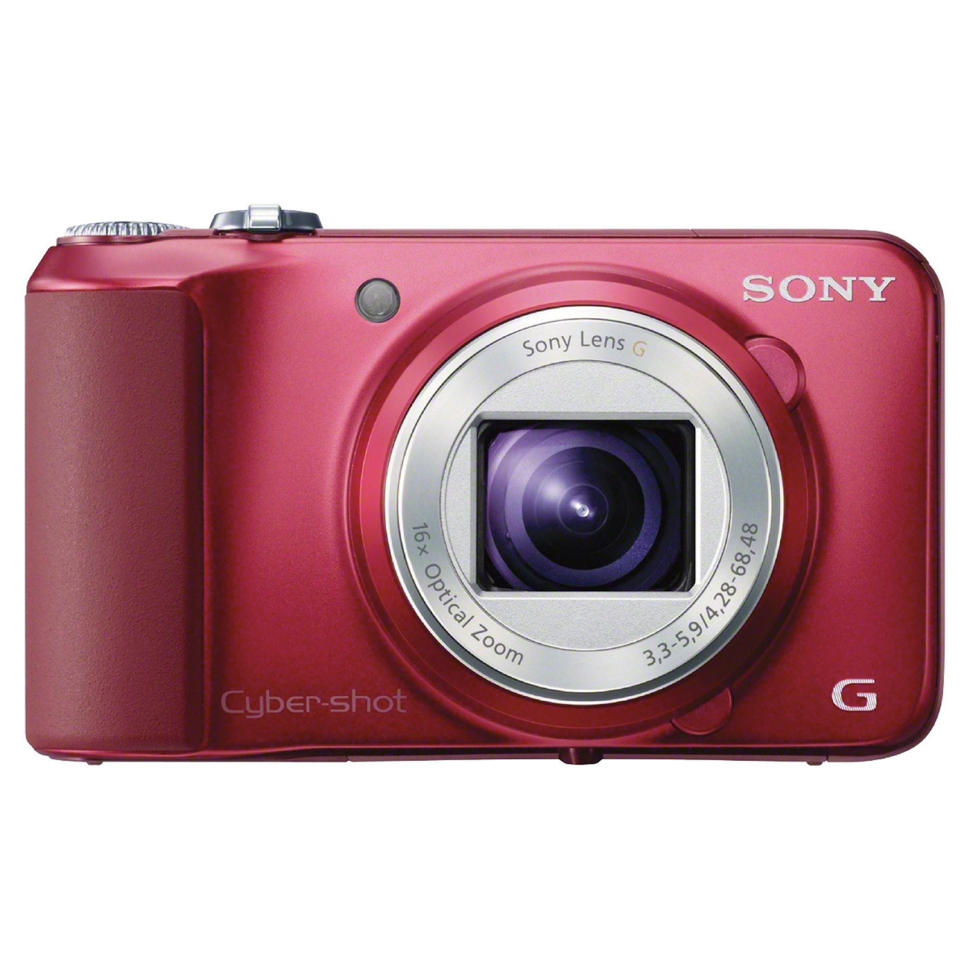 Sony H90 Digital Camera 2.7" LCD, Red