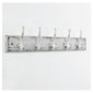White Antique Finish Wall Mounted with 5 Hooks