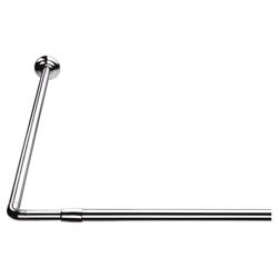Buy Croydex L Shape Telescopic Shower Curtain Rod from our Shower ...