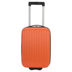 Tesco 2-Wheel Hard Shell Suitcase, Orange Medium