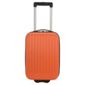 Tesco 2-Wheel Hard Shell Suitcase, Orange Medium