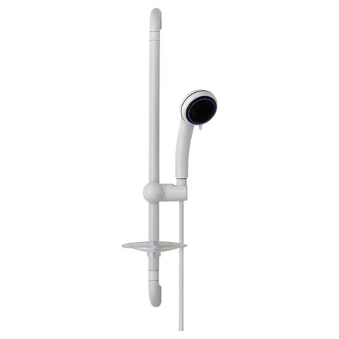Image of Croydex Showerhead And Riser Set White