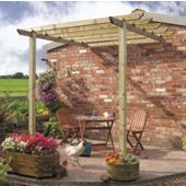Cranborne Patio Pergola - Includes 2 bags of Metcrete for fixing posts into the ground