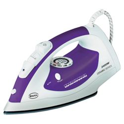 Swan SI3030N scratch resistant Iron with Ceramic Plate - White/Purple