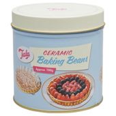 Tala 700g (approx) Retro Ceramic Pie Beads with Tin
