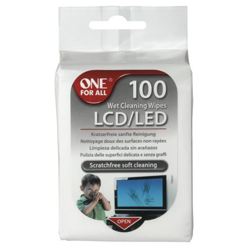Image of One For All 8405 Wet Cleaning Wipes, White